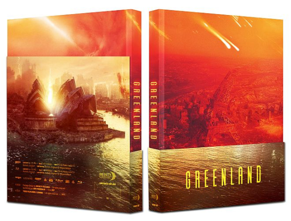 Greenland  - Limited 111 Edition (4K UHD+Blu-ray Disc) - Wattiertes Mediabook - Cover Paris